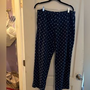 Pajamas navy blue and white polka dots. Size 16